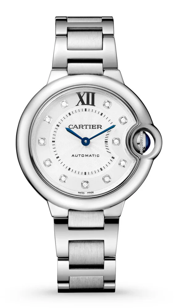 Cartier Ballon Bleu 33mm Diamonds Automatic 